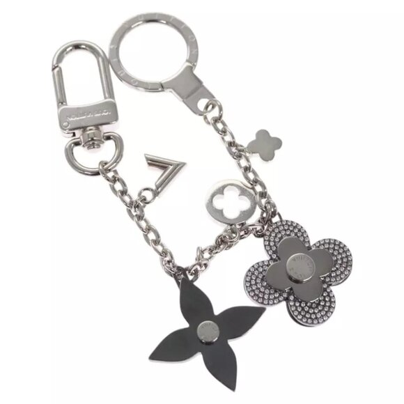 LOUIS VUITTON Bijoux Sac Bag Charm metal Silver LV Auth - Picture 1 of 14